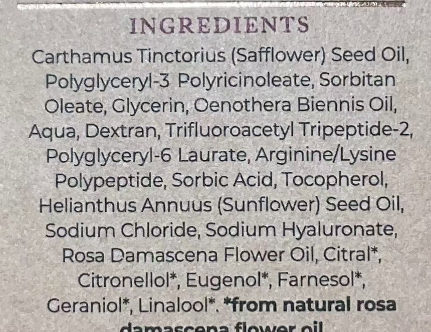 Gulsha 玫瑰晚間修護精油 Serums Gulsha 