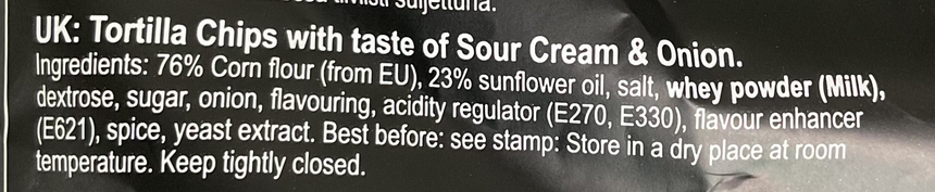 OK 洋蔥酸忌廉粟米片 Corn Crisps OK 