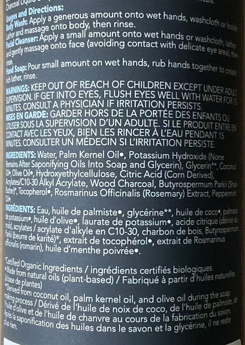 Dr.Natural 薄荷竹炭潔膚露細 Bath & Shower Dr.Natural 