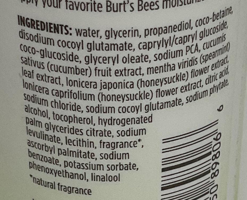 Burt's Bees 清爽青瓜潔面泡泡 Cleanser Burt's Bees 