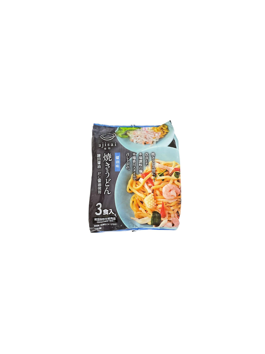Ajisai 醬油炒烏冬(3食入) Noodles Ajisai 