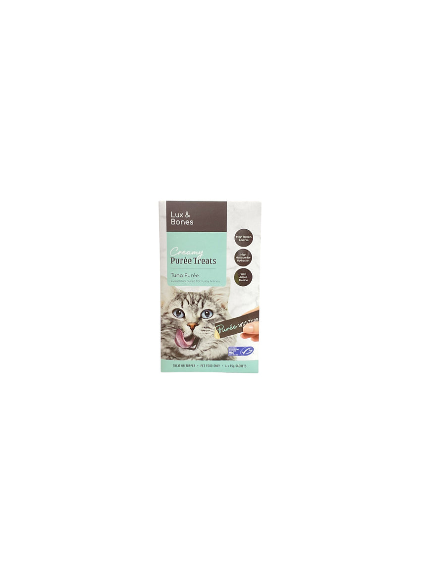 Lux & Bones 貓用吞拿魚味肉泥 Pets Snacks Lux & Bones 