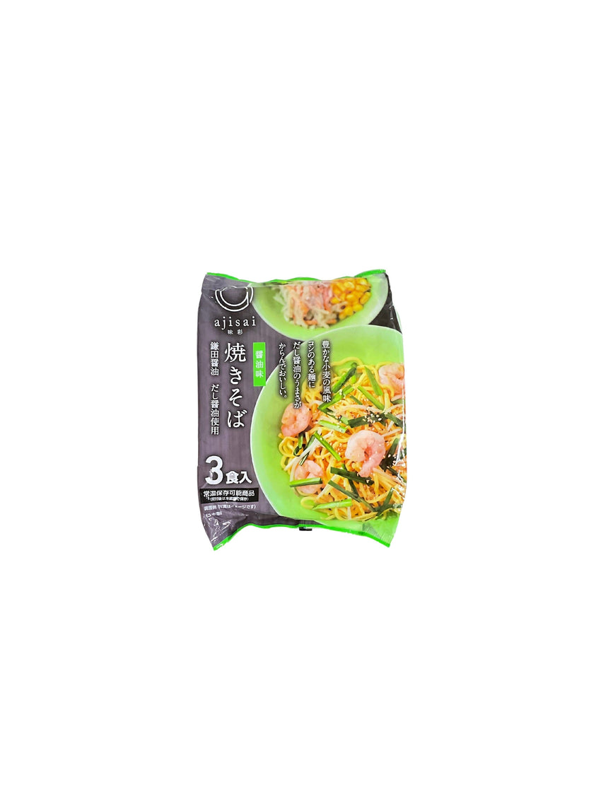 Ajisai 醬油炒麵(3食入) Noodles Ajisai 