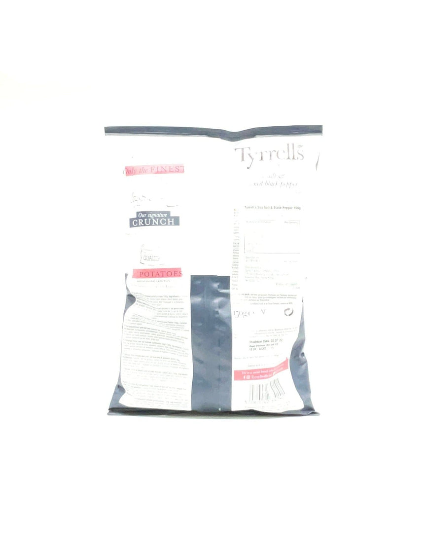 Tyrrells 海鹽黑椒手工薯片 Western Snacks Tyrrells 