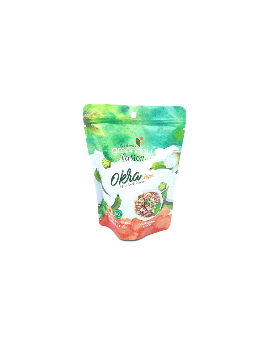 Greenday 泰式肉碎秋葵脆脆 Asian Snacks Greenday 